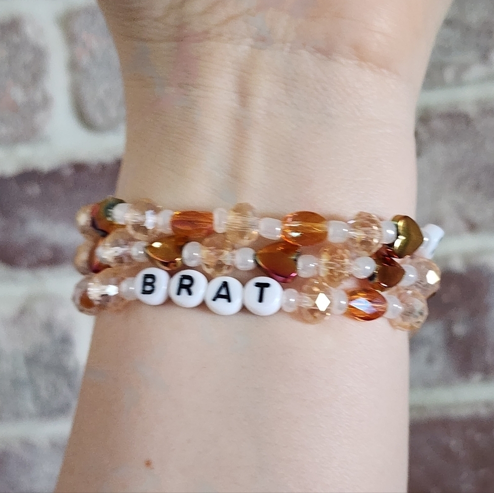 Showgirl Romantic Brat Friendship Bracelets Set Of 3 - Picture 7 of 7